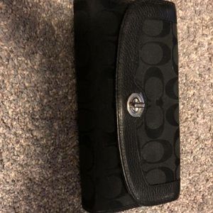 Coach Black Wallet